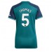 Cheap Arsenal Thomas Partey #5 Third Football Shirt Women 2023-24 Short Sleeve